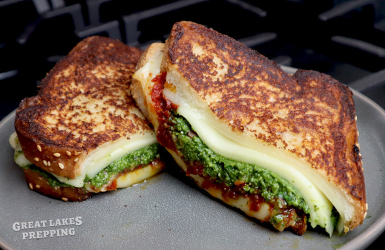 East Side Pesto Melt (The Ultimate Italian Grilled Cheese Sandwich!)
