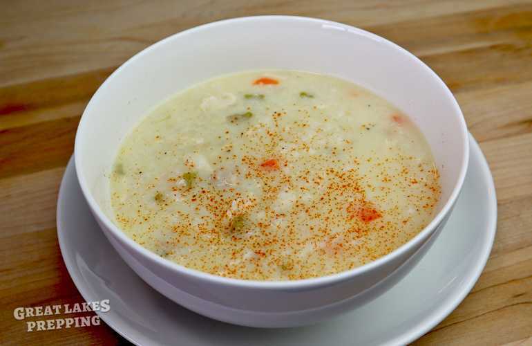 Chicken Lemon Rice Soup (Greek Avgolemono)