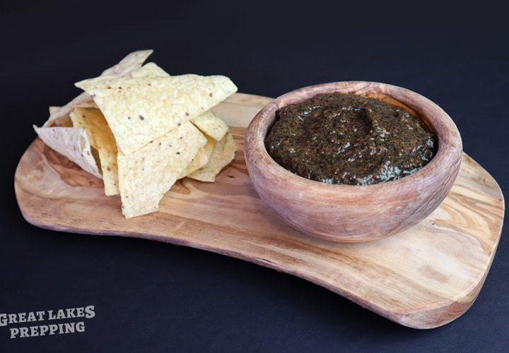 Roasted Black Salsa (Baja Fresh Copycat Recipe)