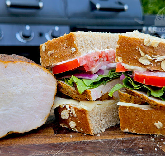 Ultimate Smoked Turkey Breast Club Sandwich