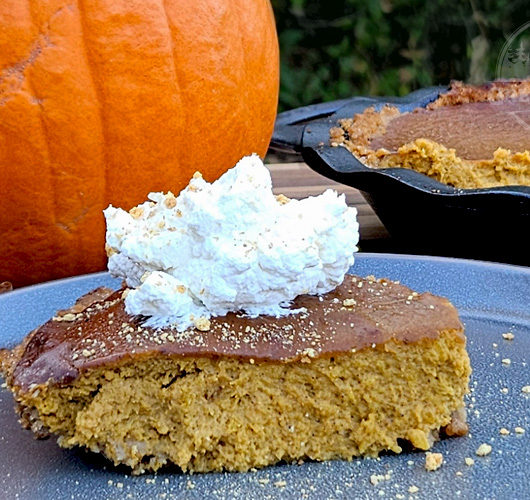 Smoked Pumpkin Pie Recipe with Graham Cracker Crust