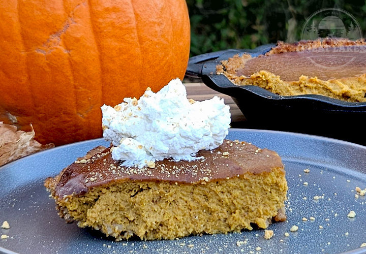 Smoked Pumpkin Pie Recipe with Graham Cracker Crust