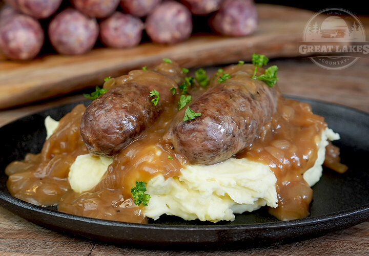 Authentic Venison Bangers and Mash Recipe