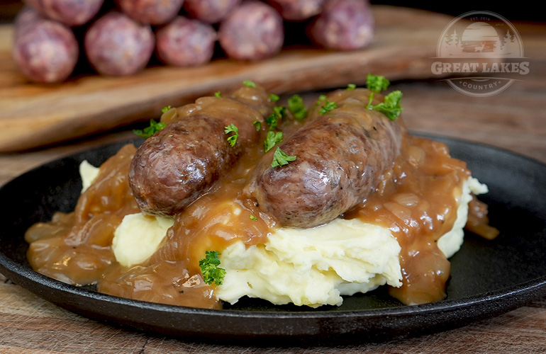 Authentic Venison Bangers and Mash Recipe