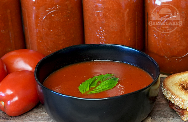 Roasted Tomato Soup Recipe for Canning