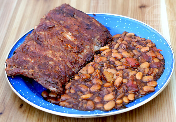 Dutch Oven Ribs with BBQ Pit Beans