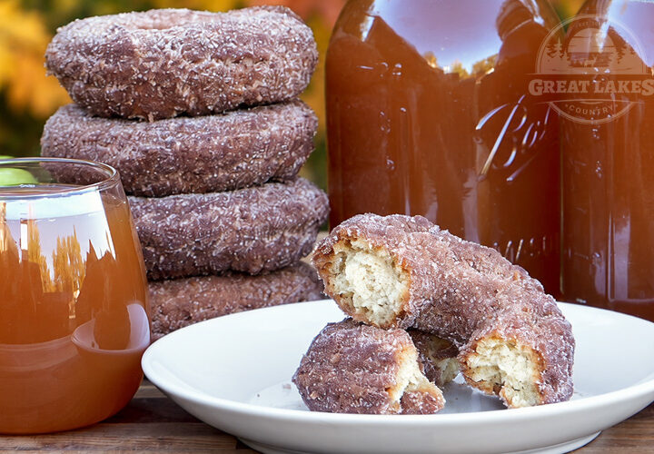 Apple Cider & Cinnamon Cake Donuts