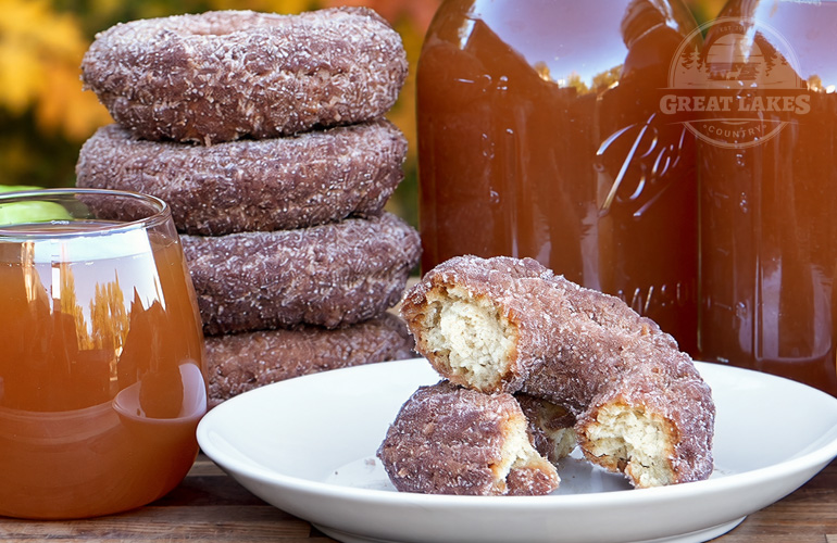Apple Cider & Cinnamon Cake Donuts